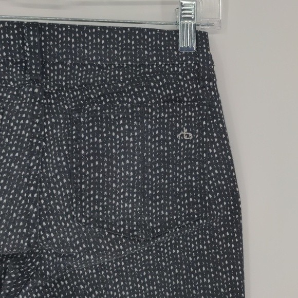 Rag & Bone Women's Legging Size 25 Beachwood Black Speckled Skinny Jean - Picture 10 of 14